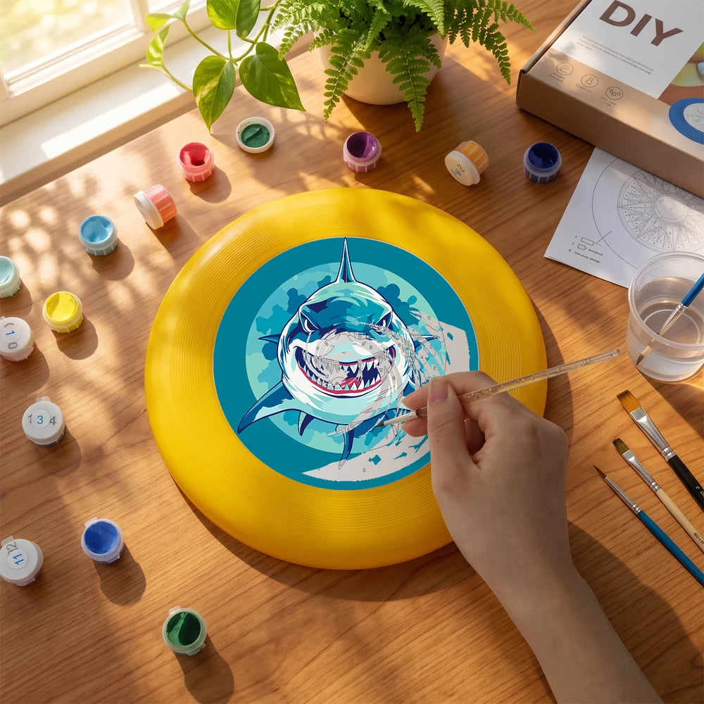 Paint by Numbers - Frisbee | Great White Shark