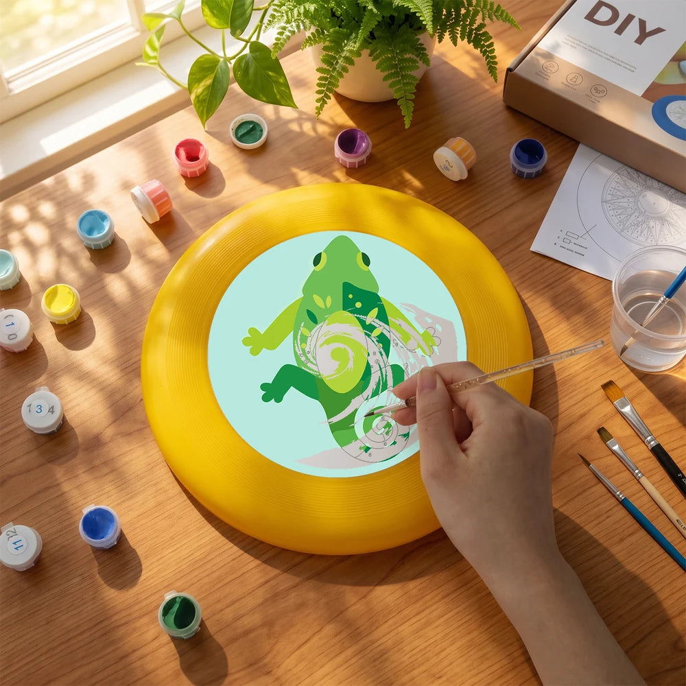 
Paint by Numbers - Frisbee | Green Gecko