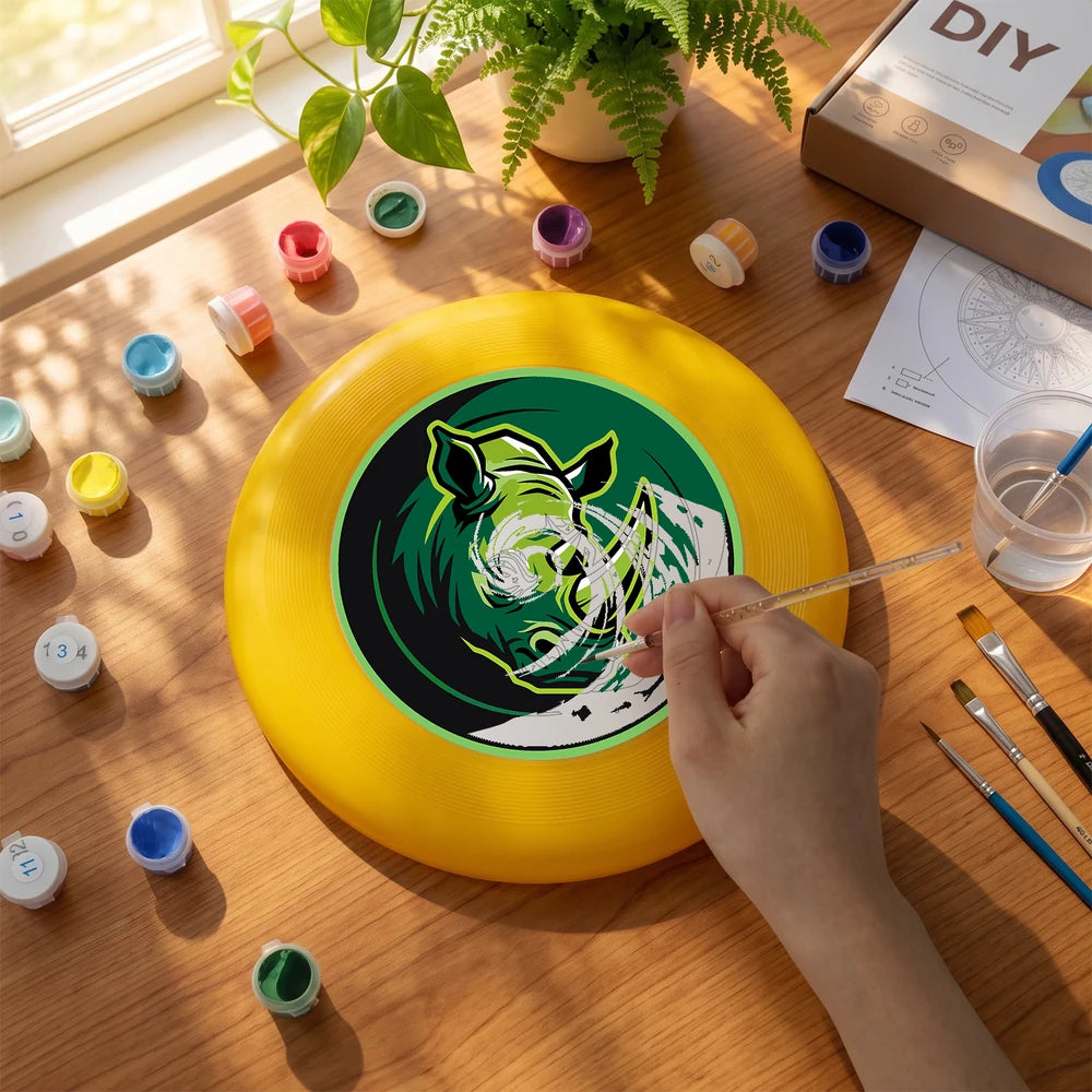 Paint by Numbers - Frisbee | Green Rhino Emblem
