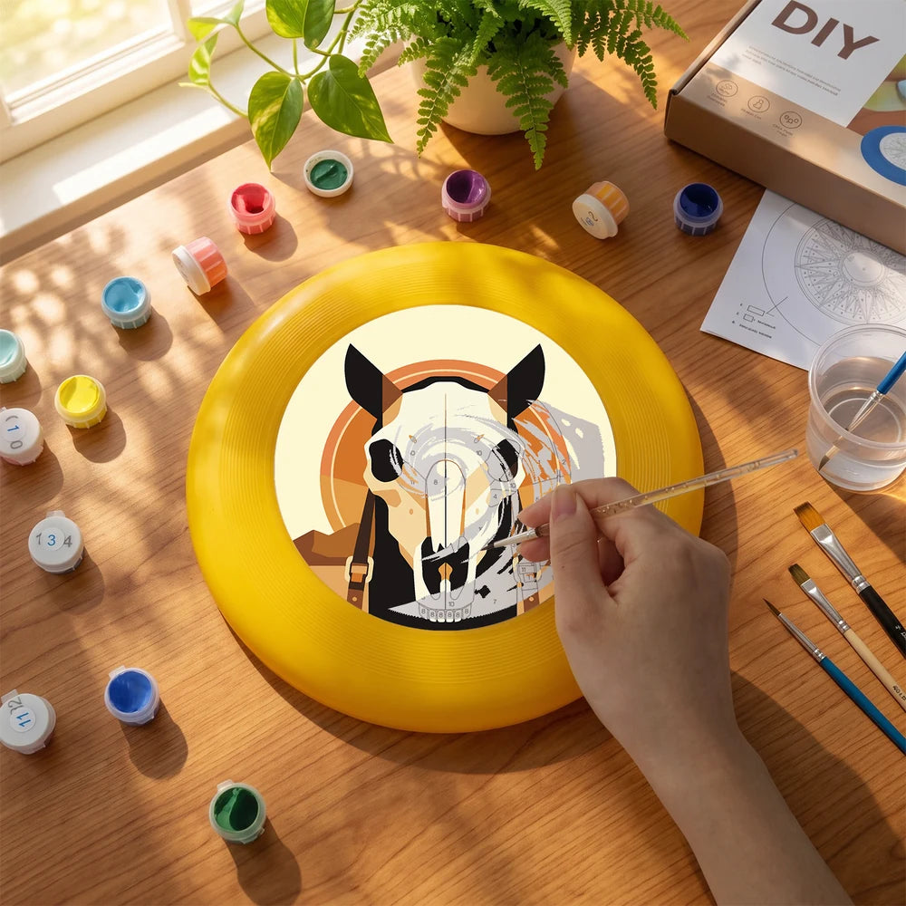 
Paint by Numbers - Frisbee | Horse Skull