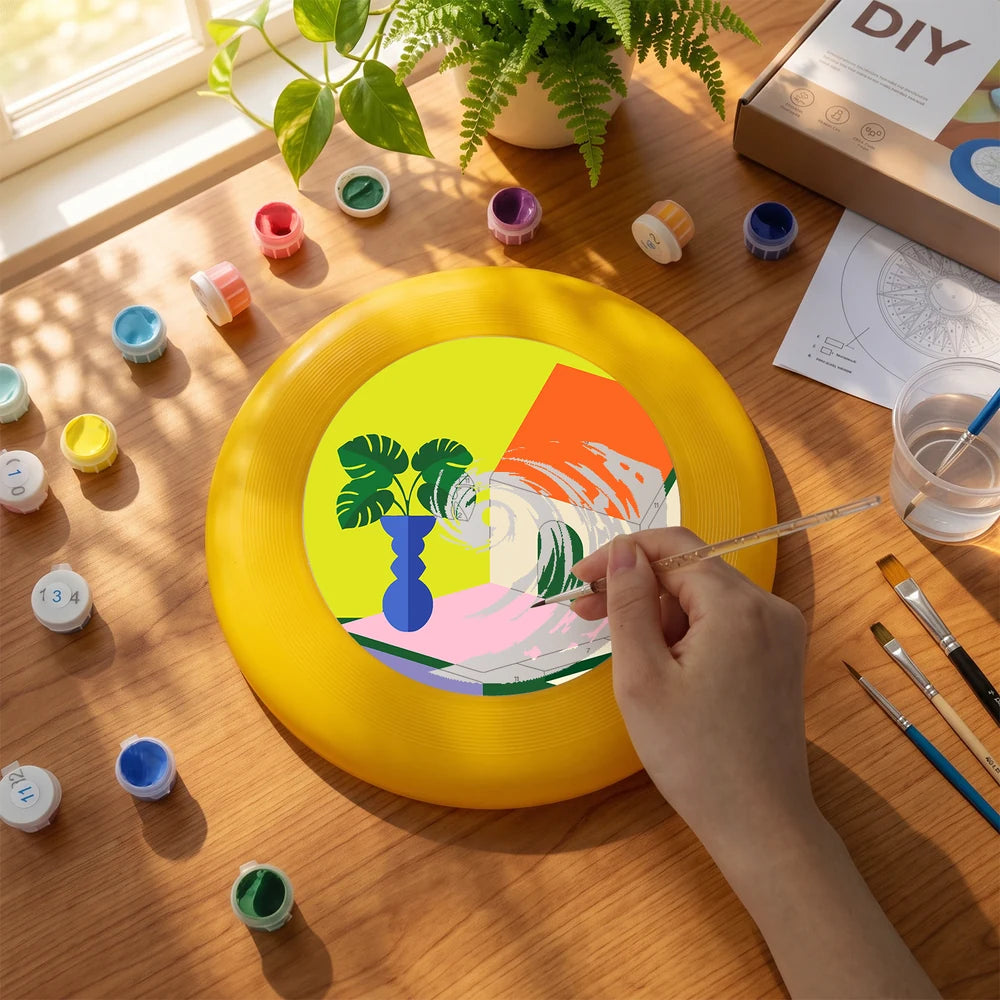 Paint by Numbers - Frisbee | House with a Plant