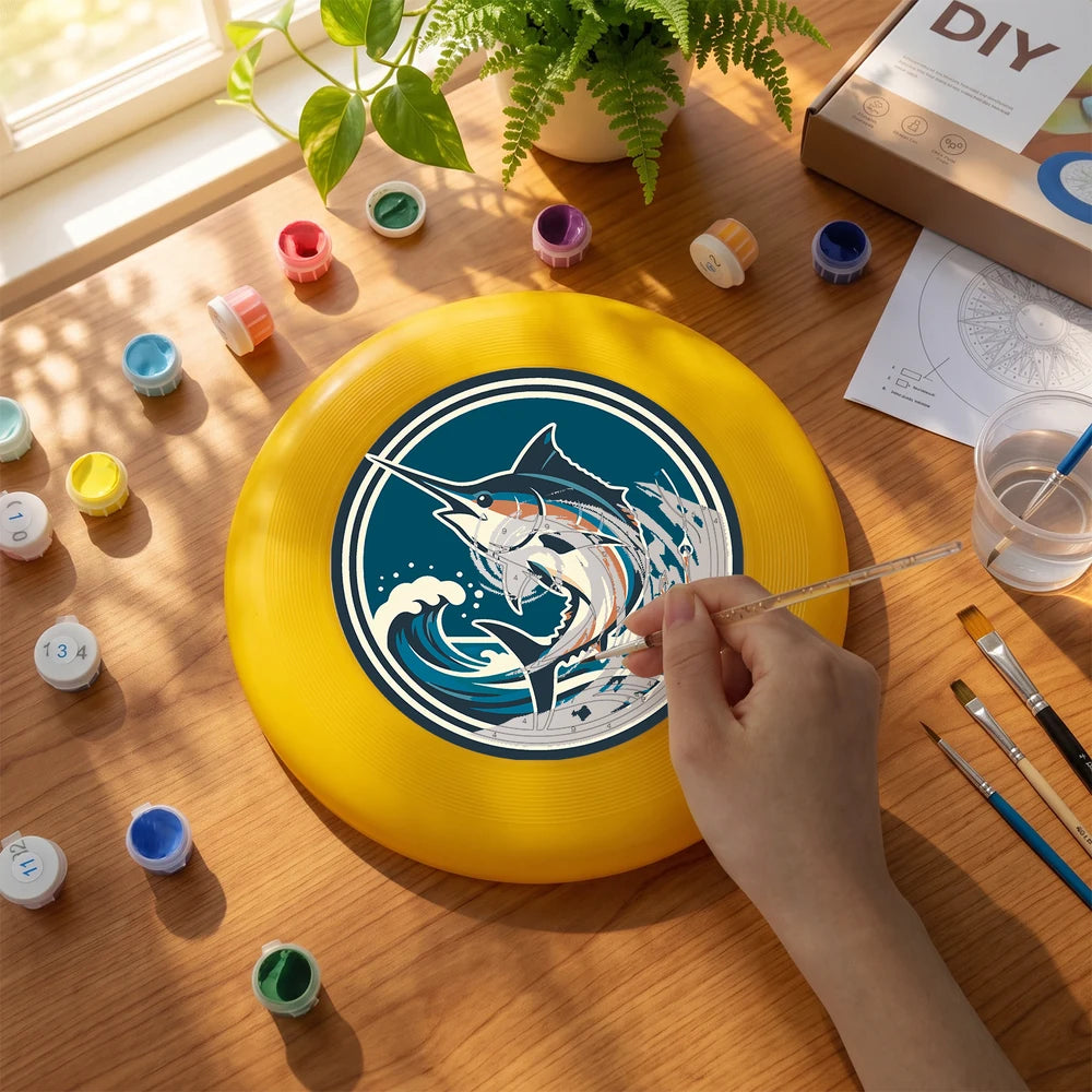 Paint by Numbers - Frisbee | Leaping Marlin