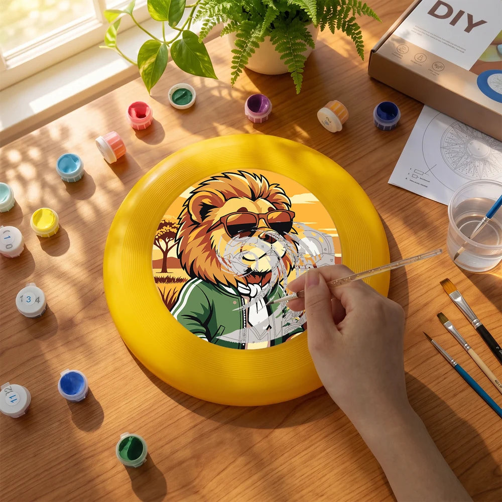 Paint by Numbers - Frisbee | Lion in a Jacket