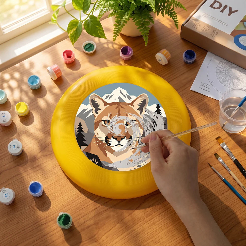 Paint by Numbers - Frisbee | Mountain Cougar