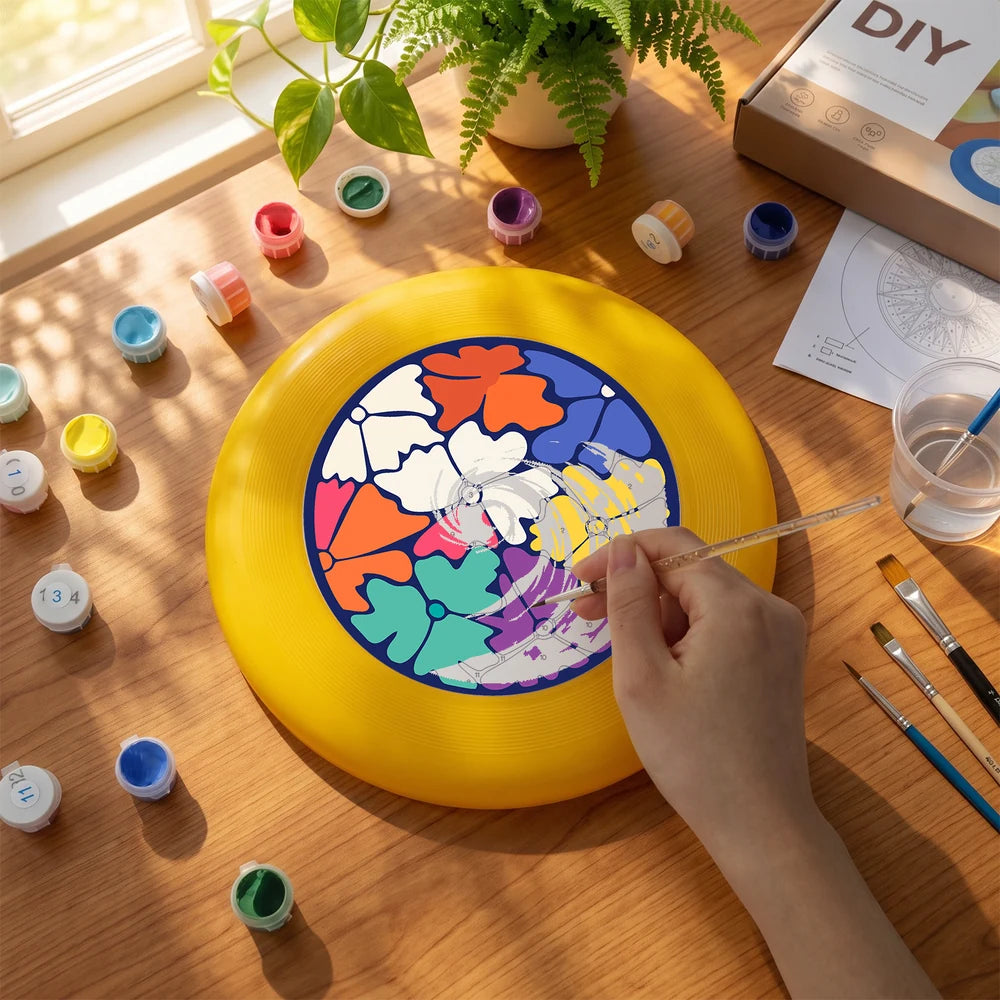 Paint by Numbers - Frisbee | Petal Collage