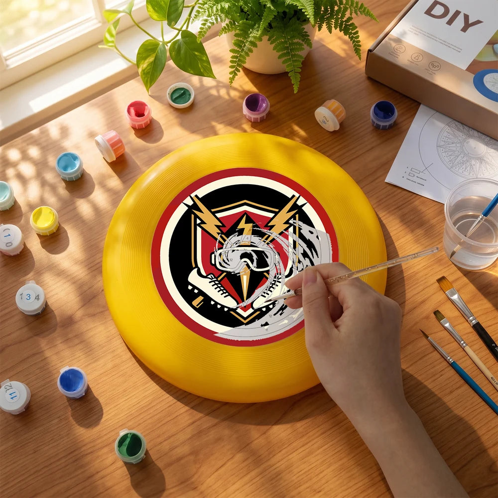 
Paint by Numbers - Frisbee | Pilot Badge