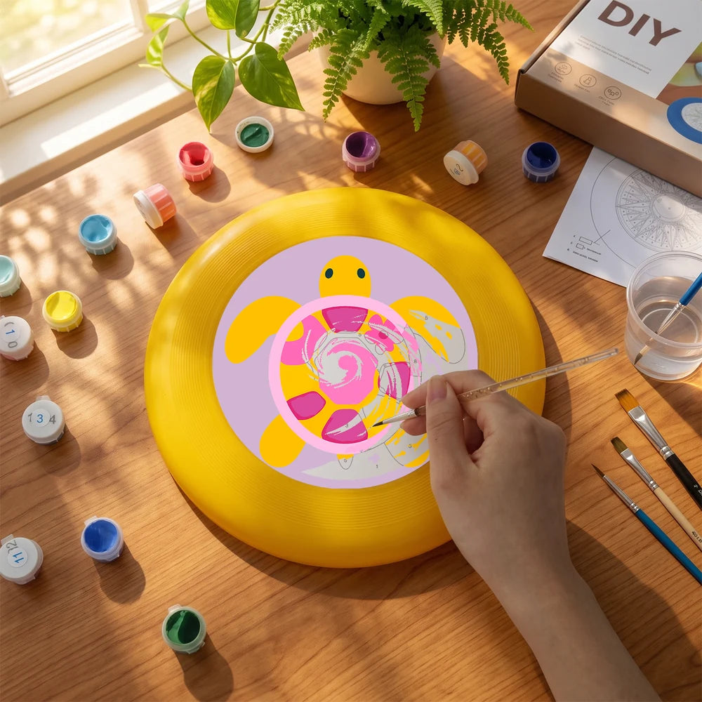 Paint by Numbers - Frisbee | Pink Turtle