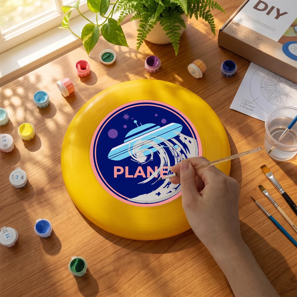 Paint by Numbers - Frisbee | Planet Badge
