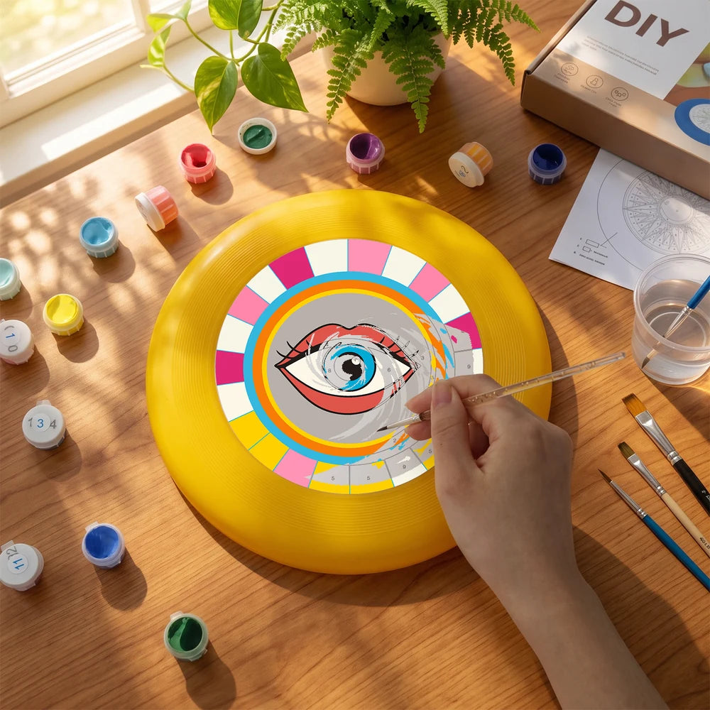 
Paint by Numbers - Frisbee | Pop Art Eye