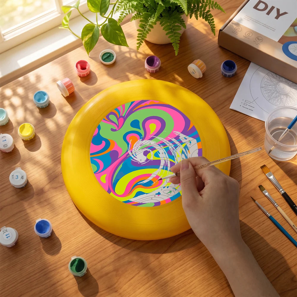Paint by Numbers - Frisbee | Psychedelic Swirl