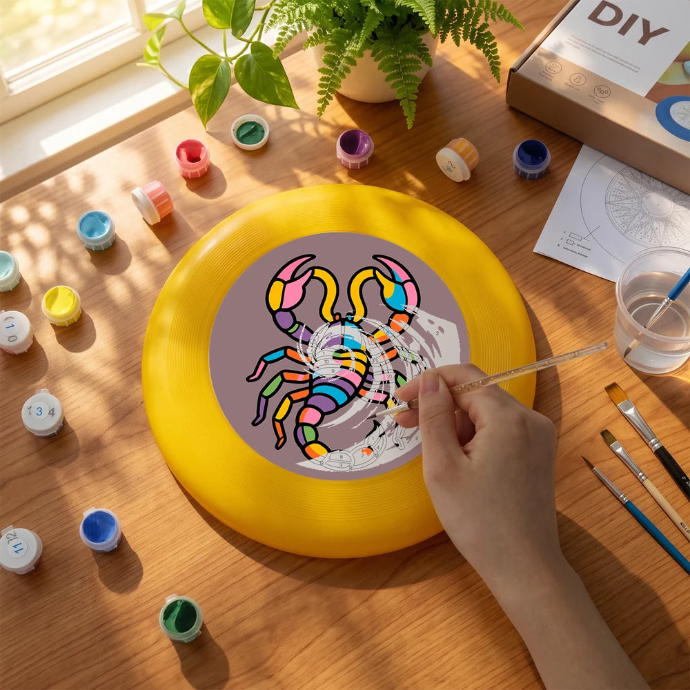 Paint by Numbers - Frisbee | Scorpio Sign