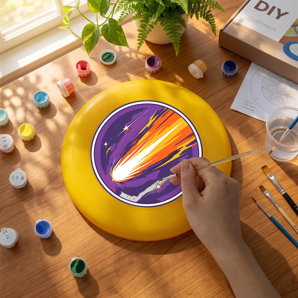 Paint by Numbers - Frisbee | Shooting Comet