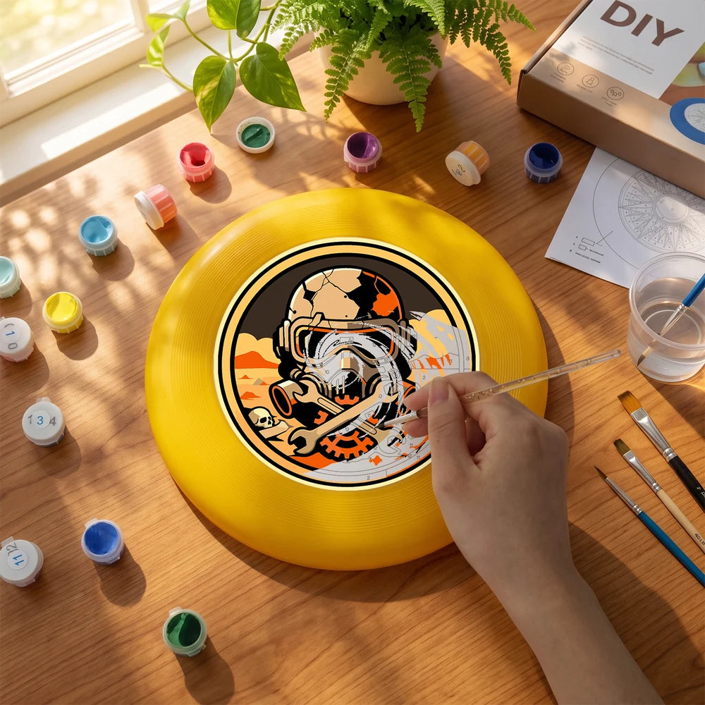 
Paint by Numbers - Frisbee | Skull Pilot Crest