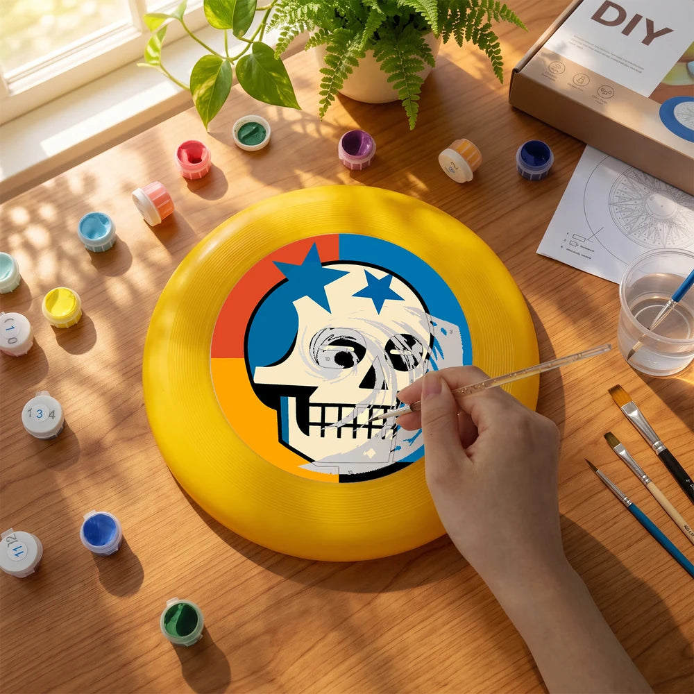 Paint by Numbers - Frisbee | Star Skull