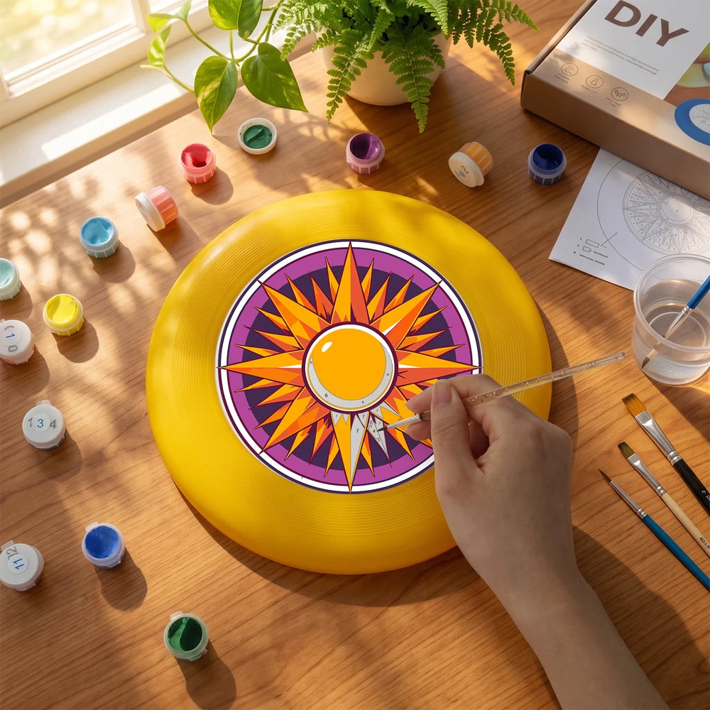 
Paint by Numbers - Frisbee | Sun Mandala