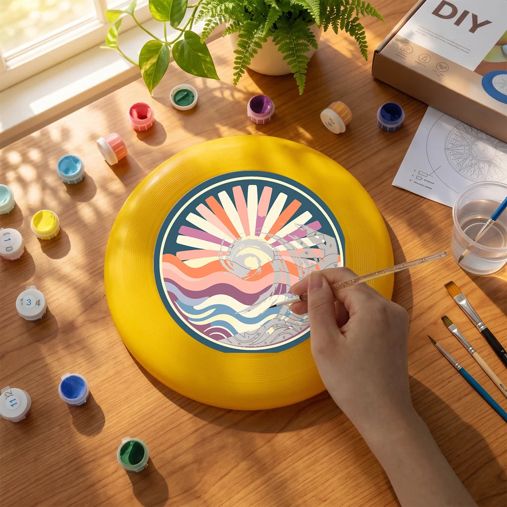 
Paint by Numbers - Frisbee | Sunrise over the Waves