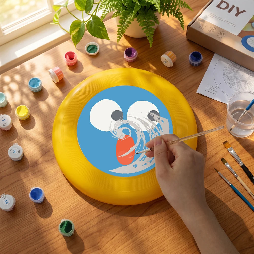 Paint by Numbers - Frisbee | Surprised Blue Face