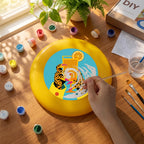 Paint by Numbers - Frisbee | Tiger with a Cocktail