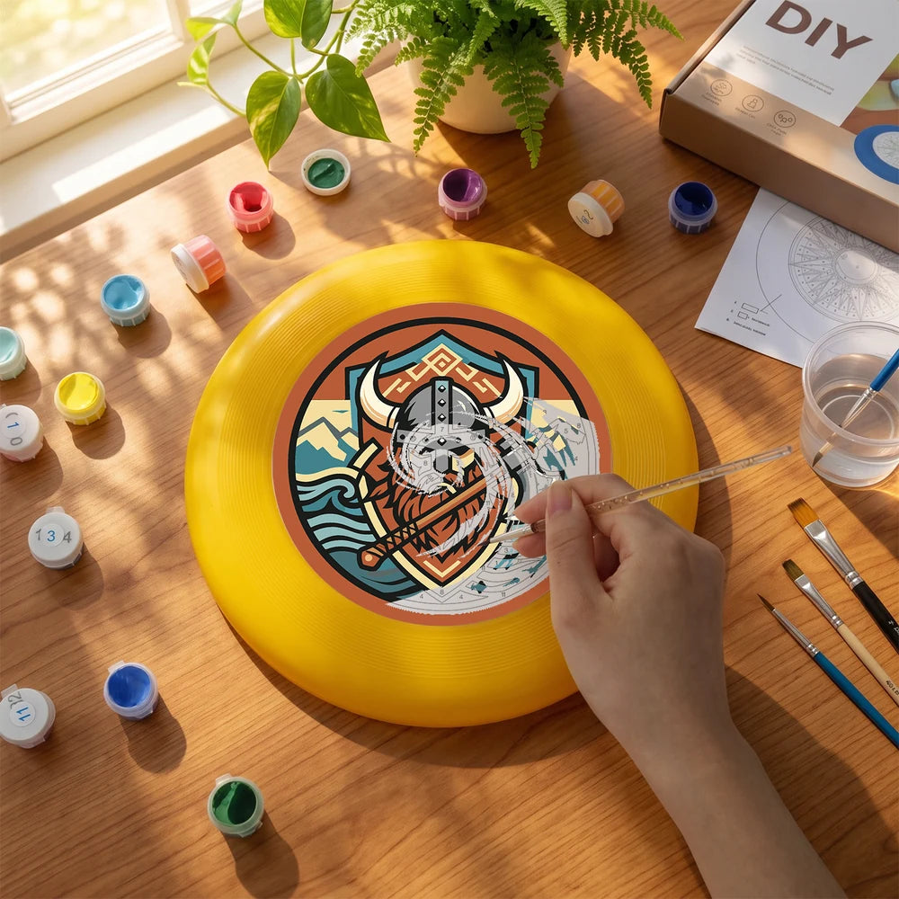 Paint by Numbers - Frisbee | Viking Warrior