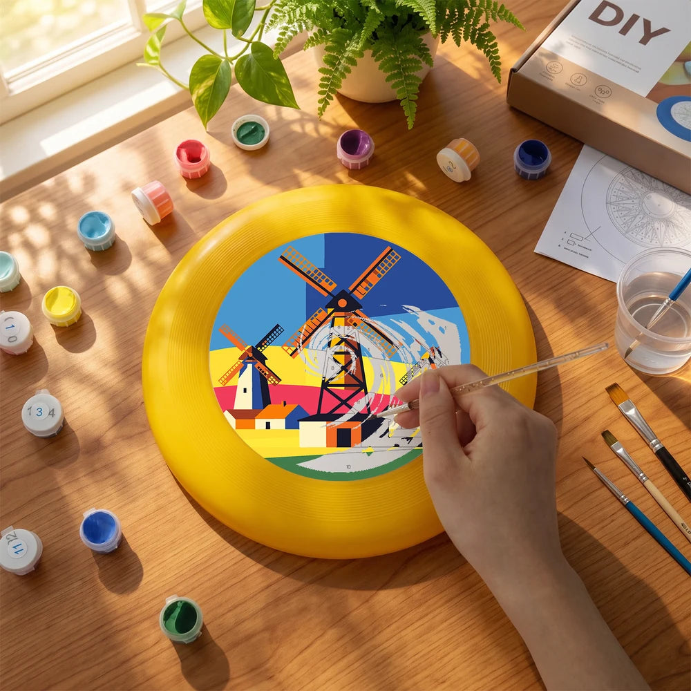 Paint by Numbers - Frisbee | Village Windmills