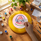 Paint by Numbers - Frisbee | Watermelon with Headphones
