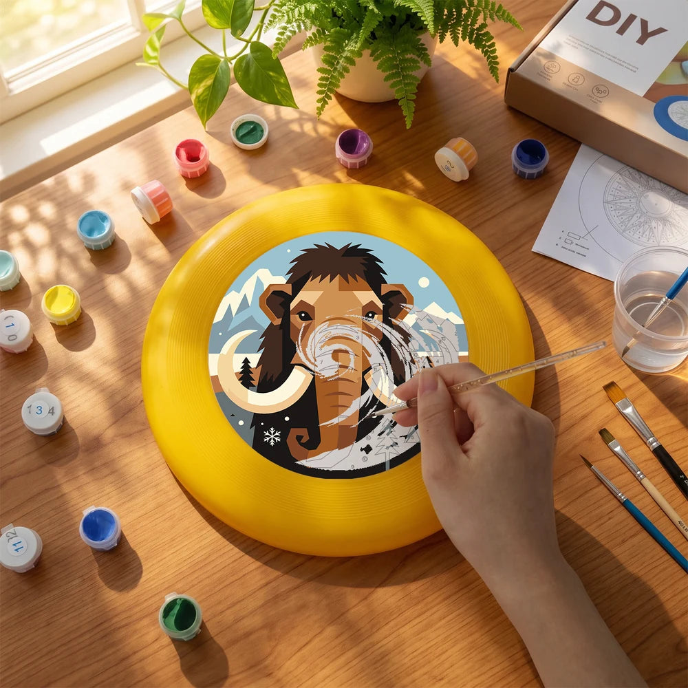 Paint by Numbers - Frisbee | Woolly Mammoth