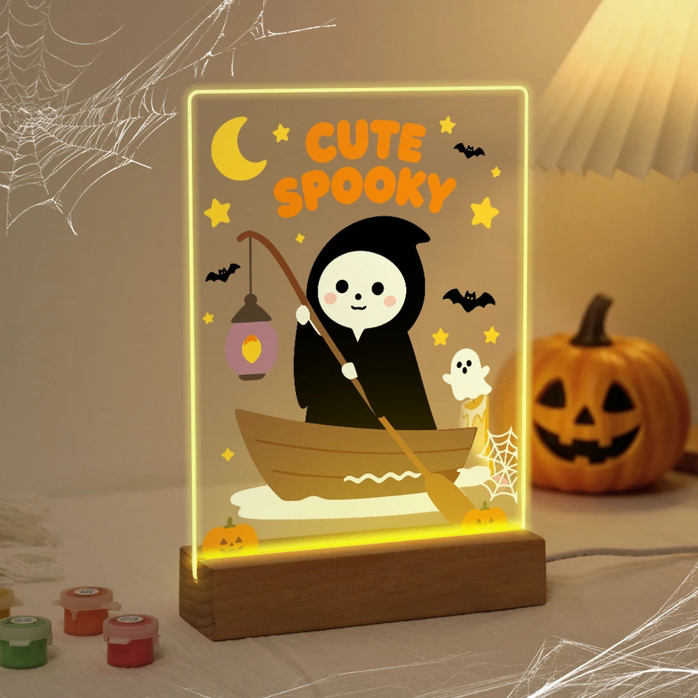 
Paint by Numbers - Halloween Light | Little Reaper in a Rowboat