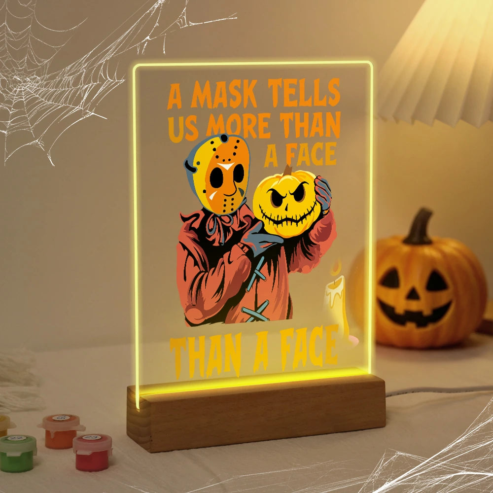 
Paint by Numbers - Halloween Light | Masked Pumpkin Fellow
