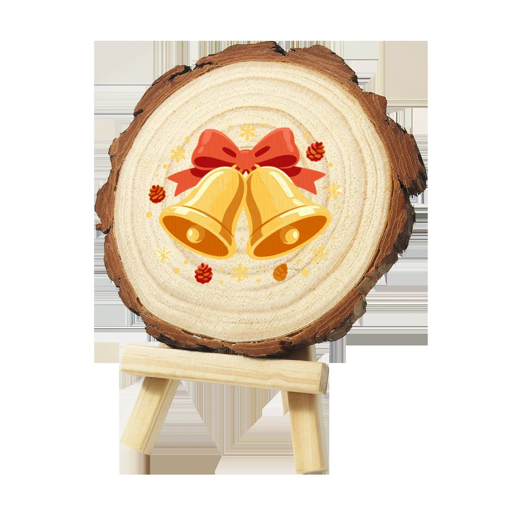 Paint by Numbers - Wood Slice | Ringing Christmas Bells
