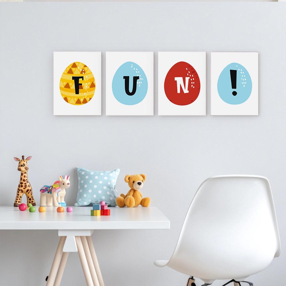 Paint by Numbers – Alphabet Painting Kit | A to Z Easter Egg Letters