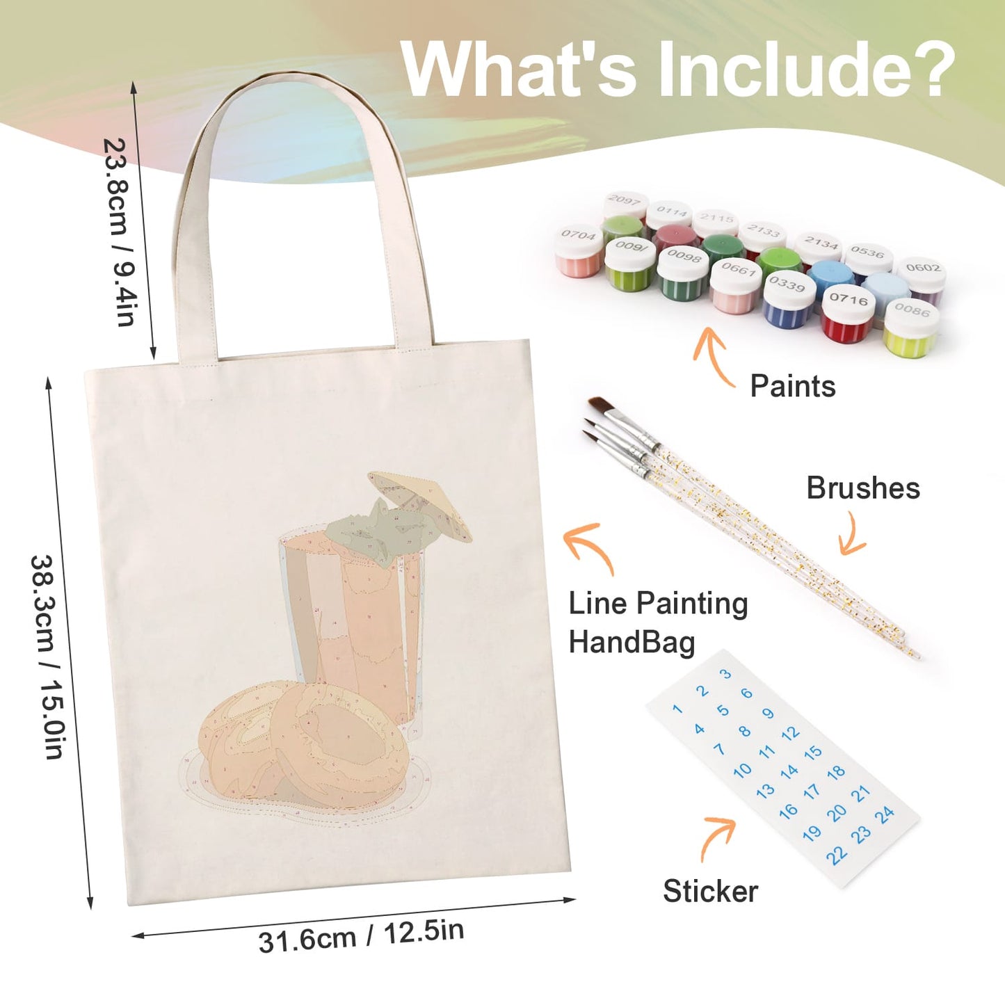 Paint by Numbers – DIY Totebag | Apricot Juice