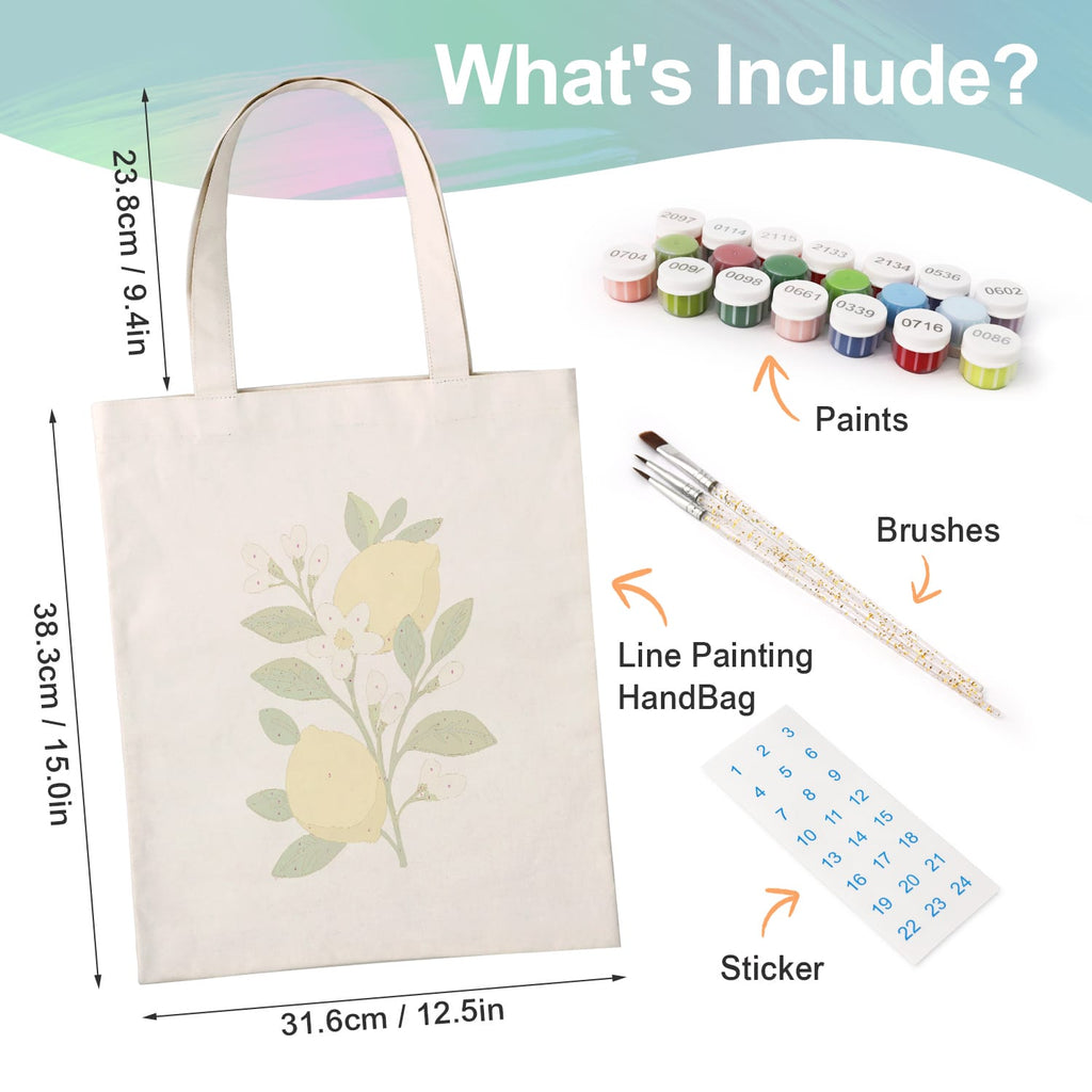 Paint by Numbers – DIY Bag | Lemon Zest