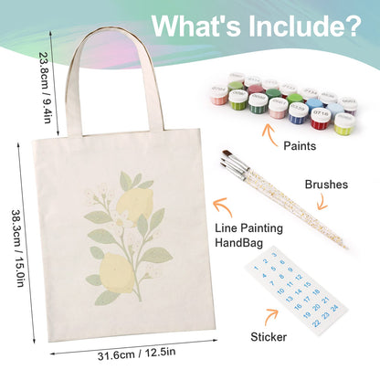 Paint by Numbers – DIY Bag | Lemon Zest