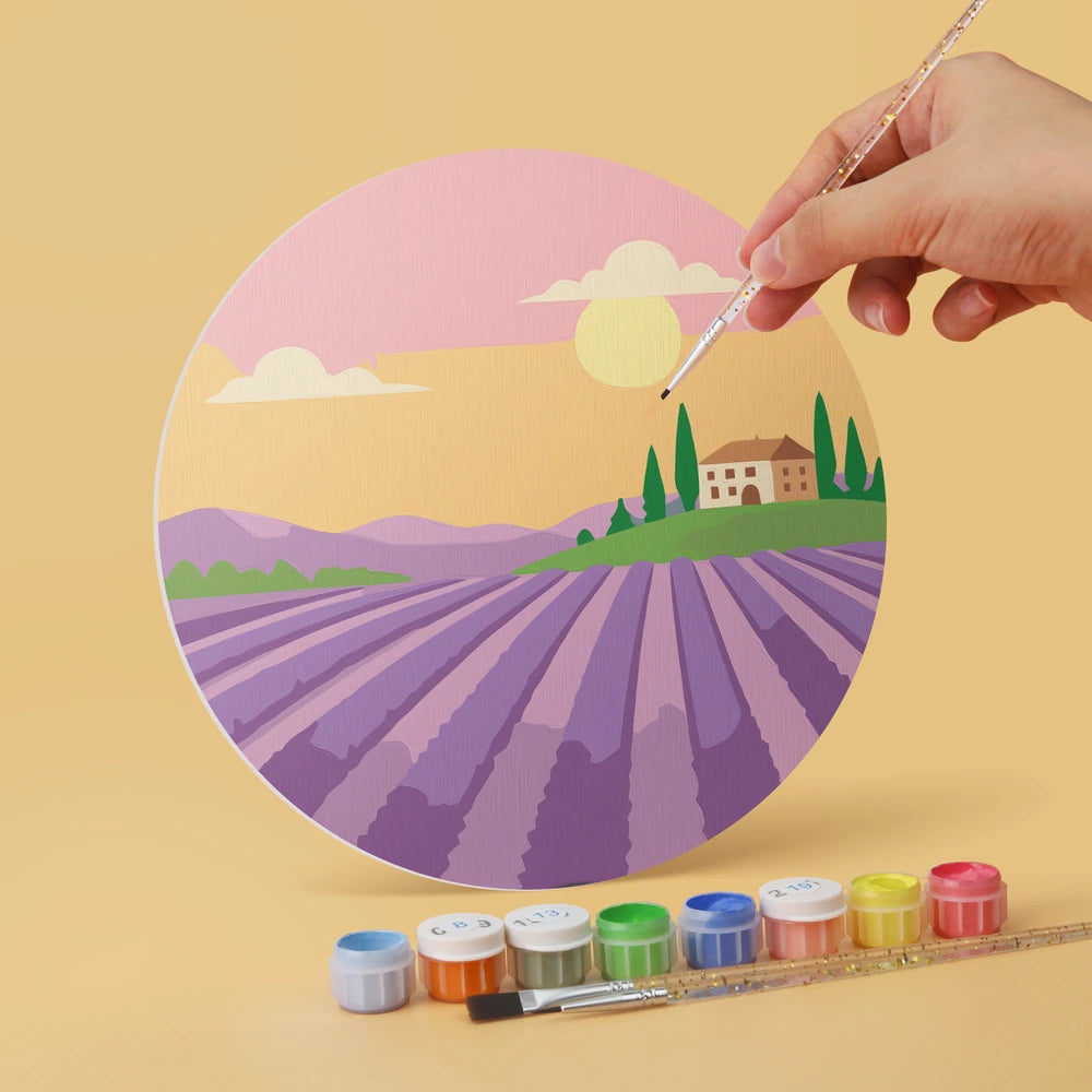 
Paint by Numbers – 6 Mini Paintings | Dream Destination Rounds (Round)