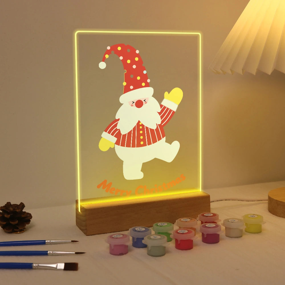 Paint by Numbers - Christmas Light | Dancing Christmas Gnome