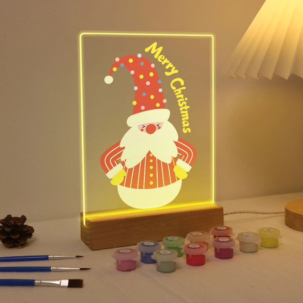 
Paint by Numbers - Christmas Light | Standing Christmas Gnome