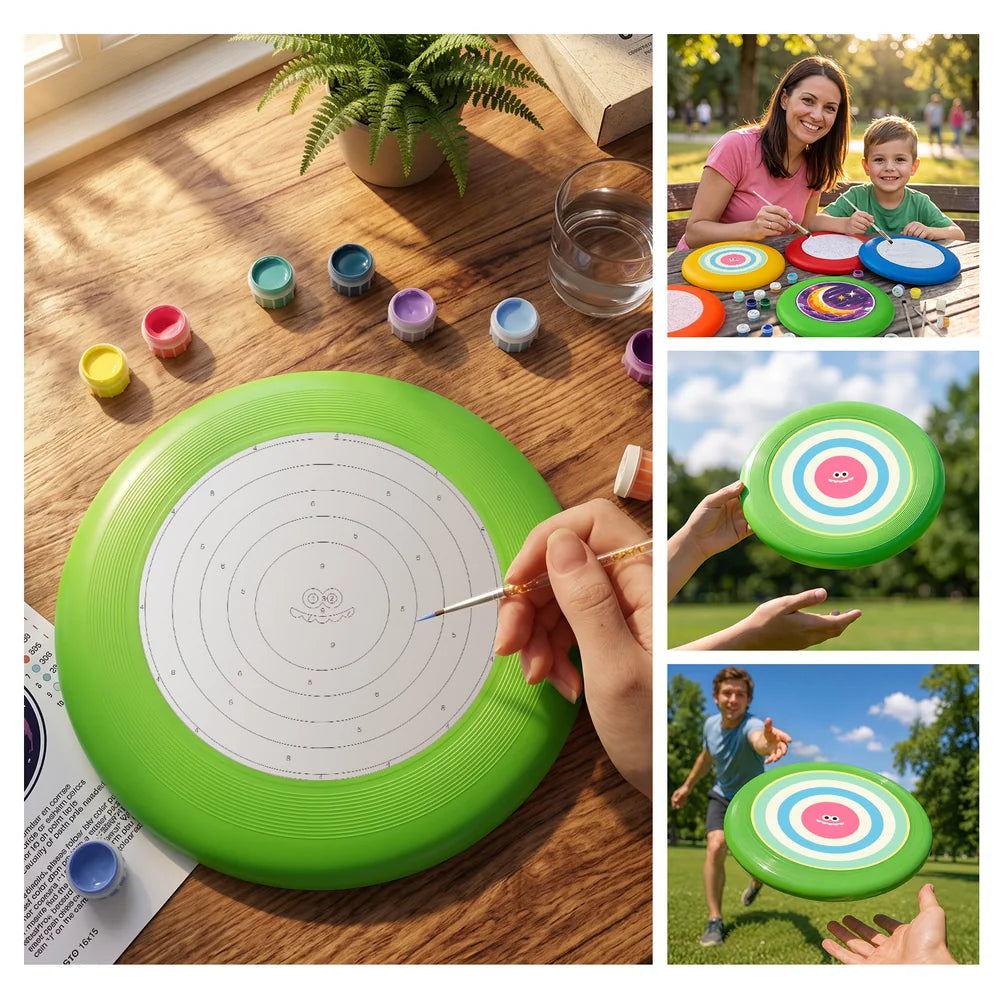 Paint by Numbers - Frisbee | Bullseye Face in Pink