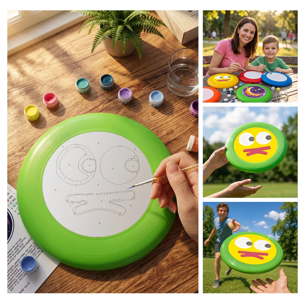 Paint by Numbers - Frisbee | Cheeky Yellow Face