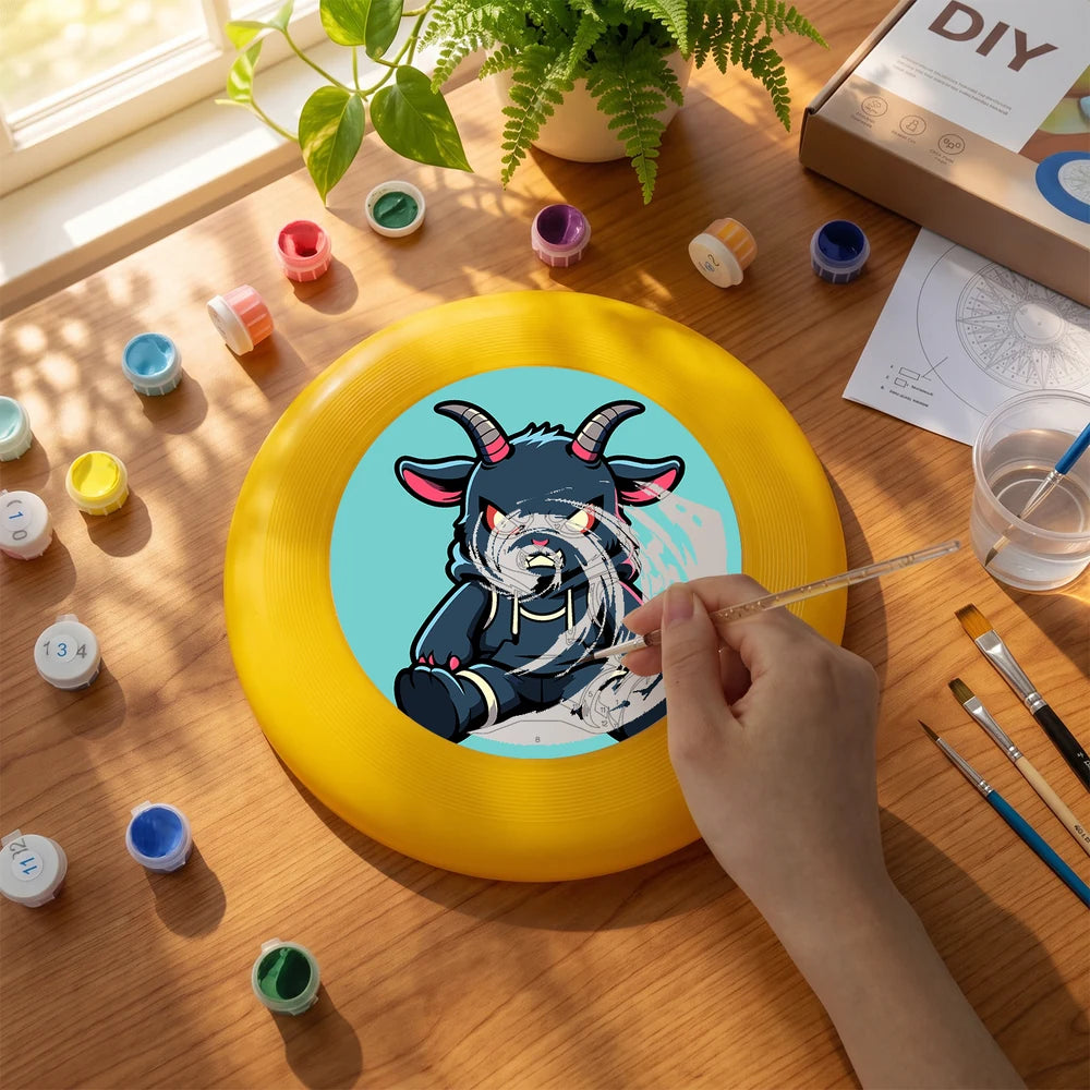 Paint by Numbers - Frisbee | Dark Goat Character