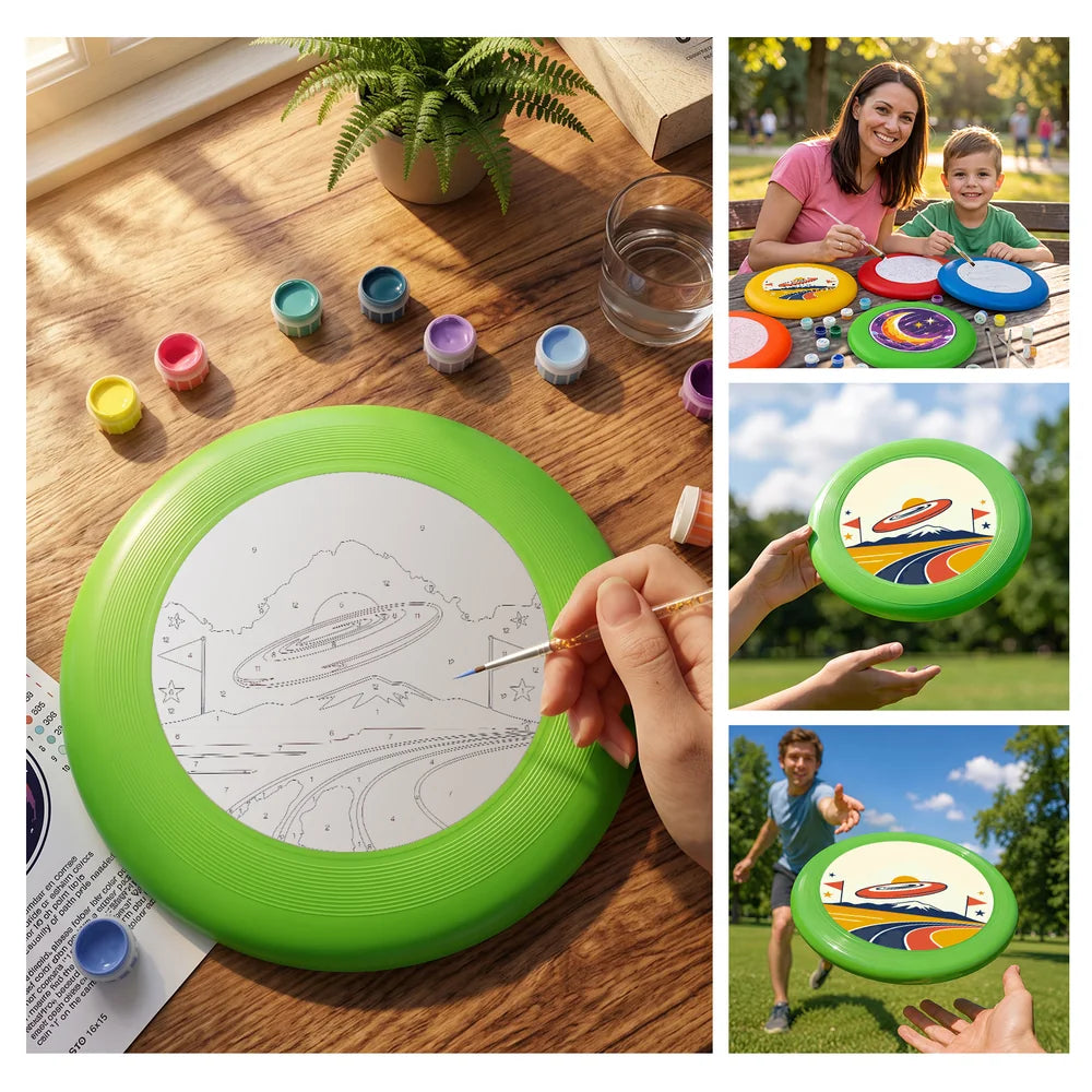 Paint by Numbers - Frisbee | Flying Disc over the Ramp