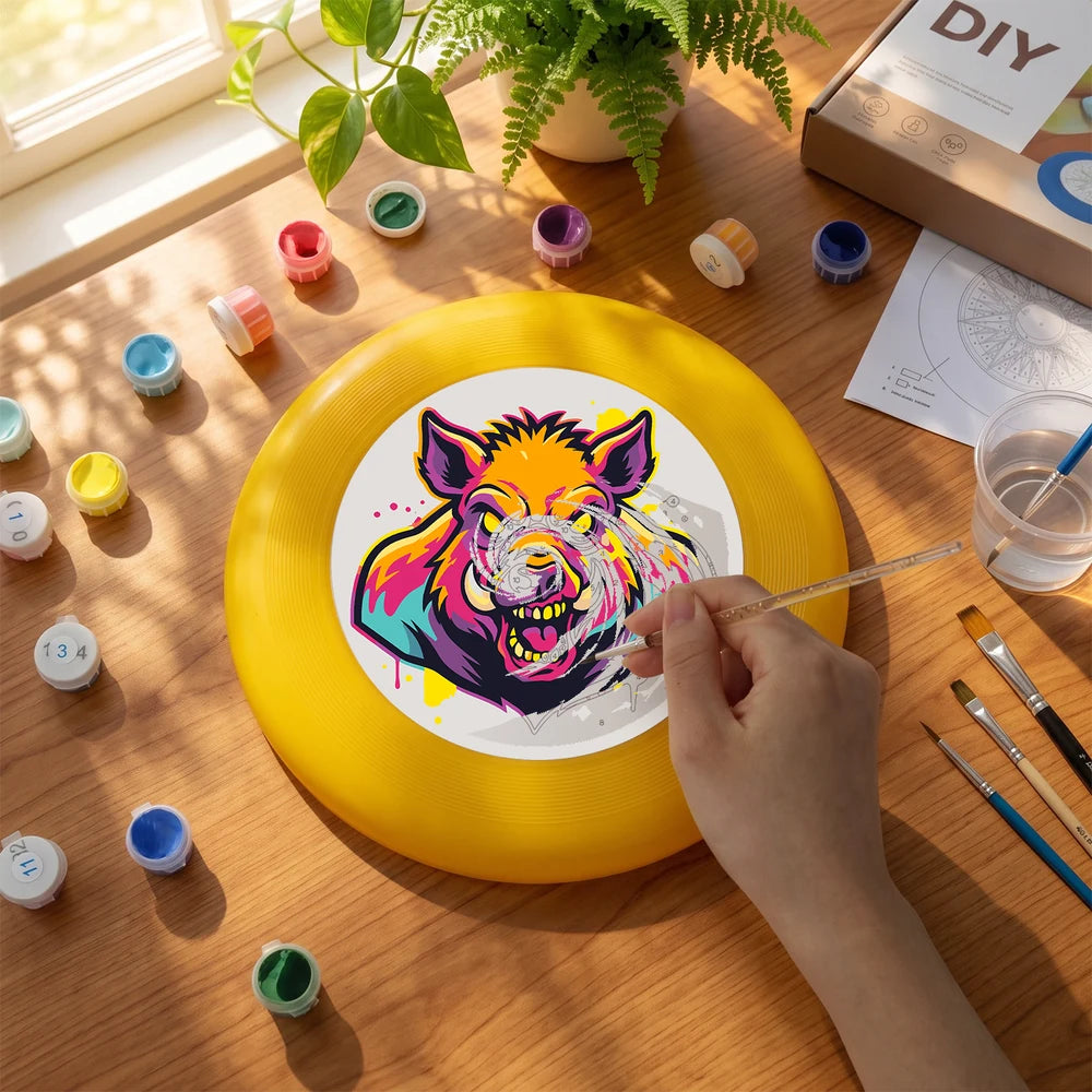 
Paint by Numbers - Frisbee | Graffiti Boar