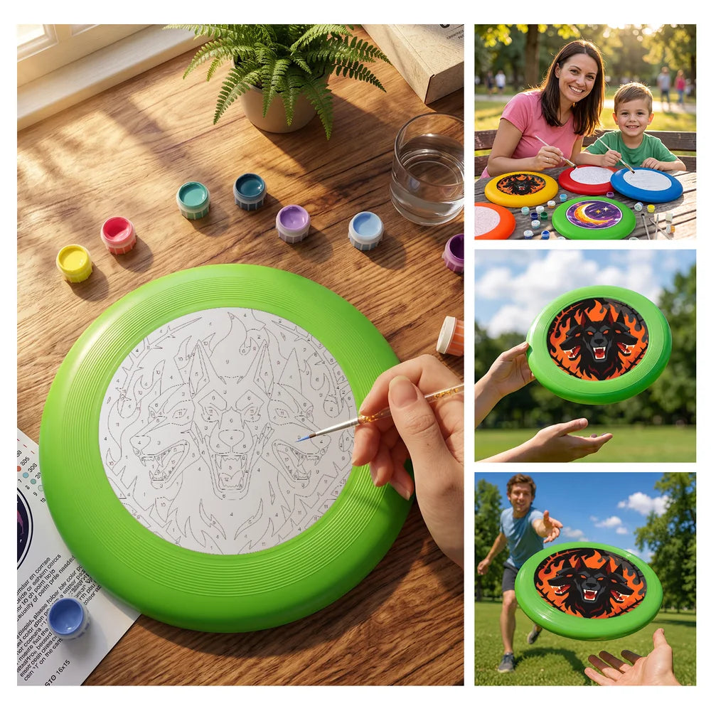 
Paint by Numbers - Frisbee | Panther in Flames