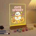 Paint by Numbers - Halloween Light | Cute Spooky Ghost with Candy
