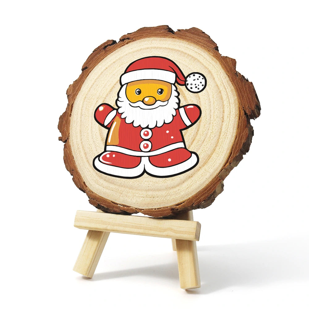 Paint by Numbers - Wood Slice | Santa Chick
