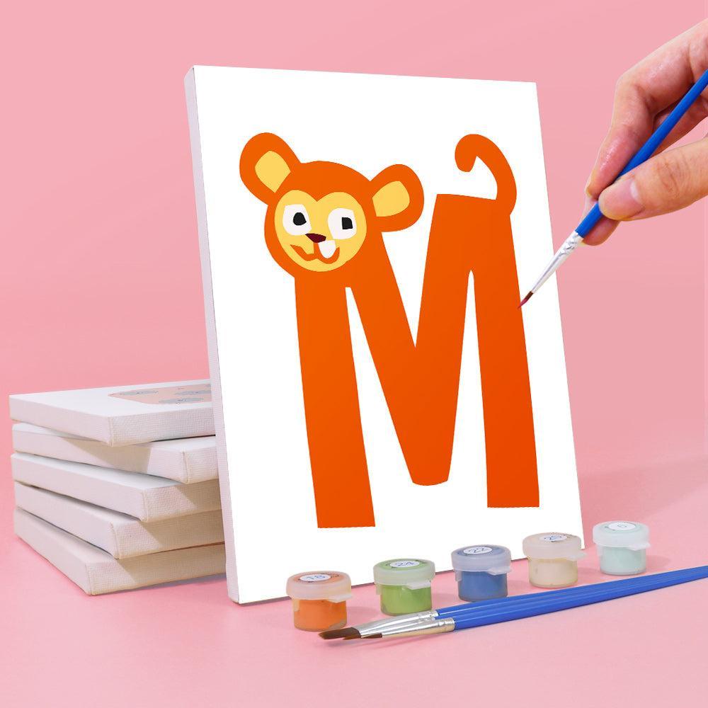 Paint by Numbers – Alphabet Painting Kit | A to Z Animal Friends