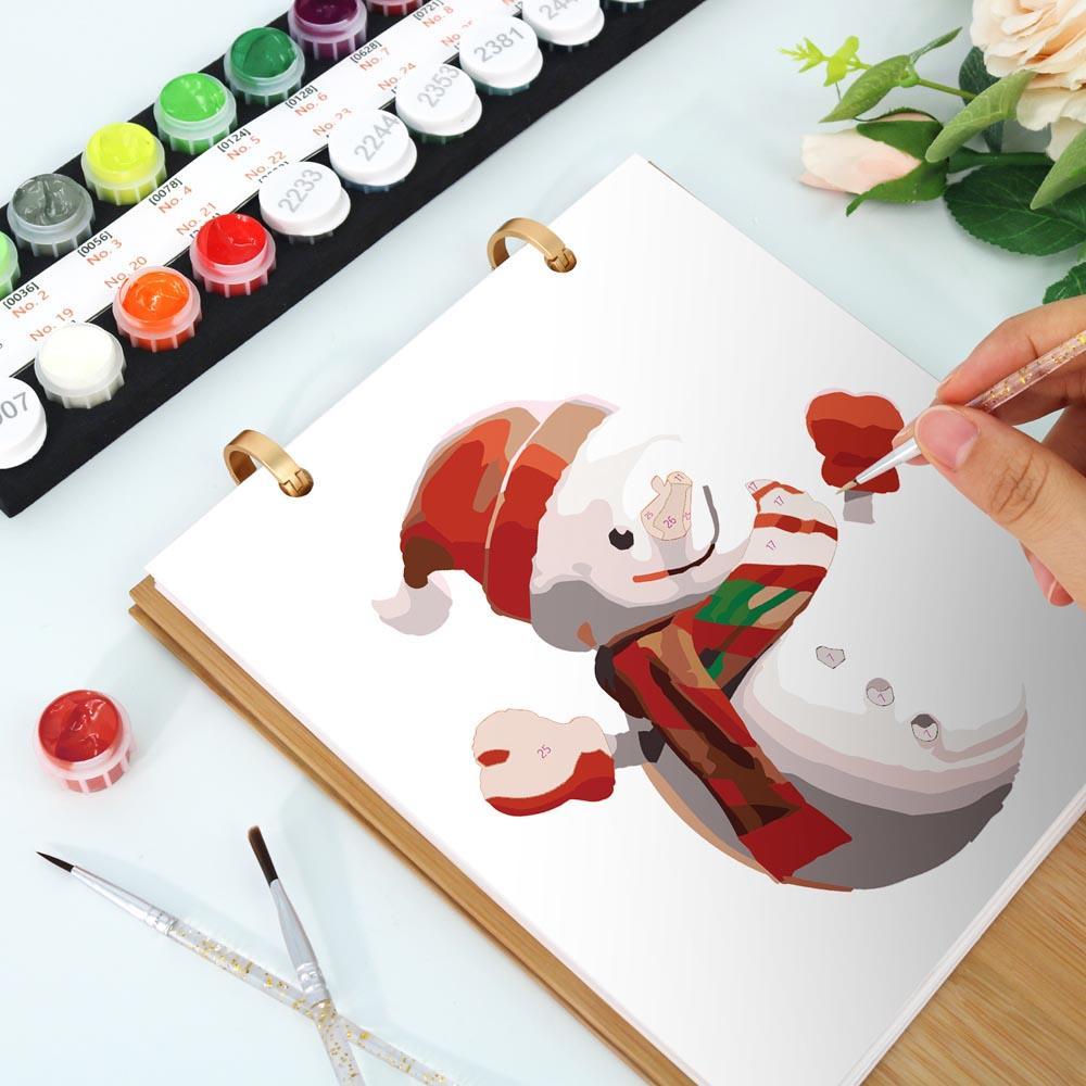 Paint by Numbers - 2026 Desk Calendar - Christmas Cheer