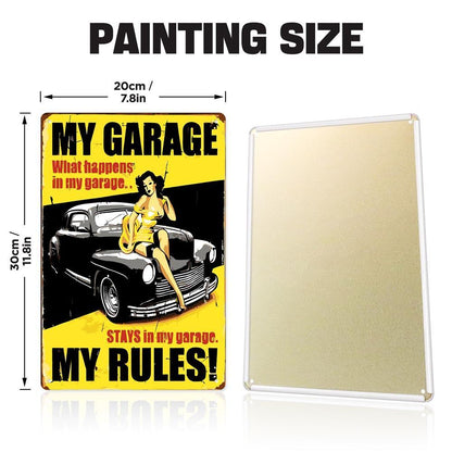 Paint by Numbers – Vintage Metal Garage Art | My Garage, My Rules