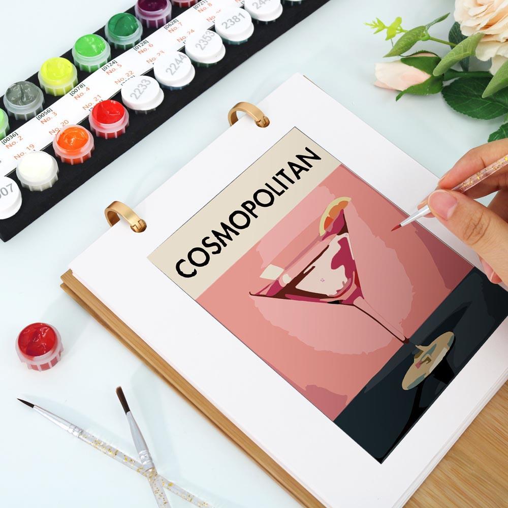 Paint by Numbers - 2026 Desk Calendar - Classic Cocktails