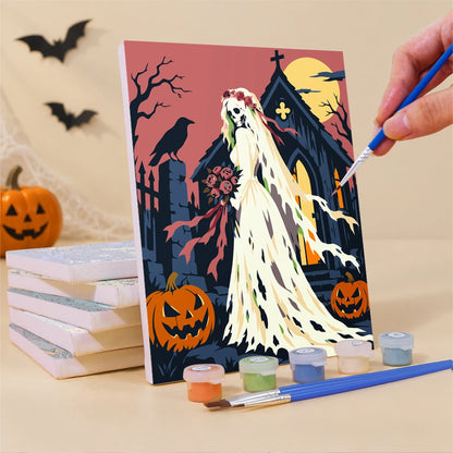 Paint by Numbers – 6 Mini Paintings | Brides and Ghosts of the Night Set