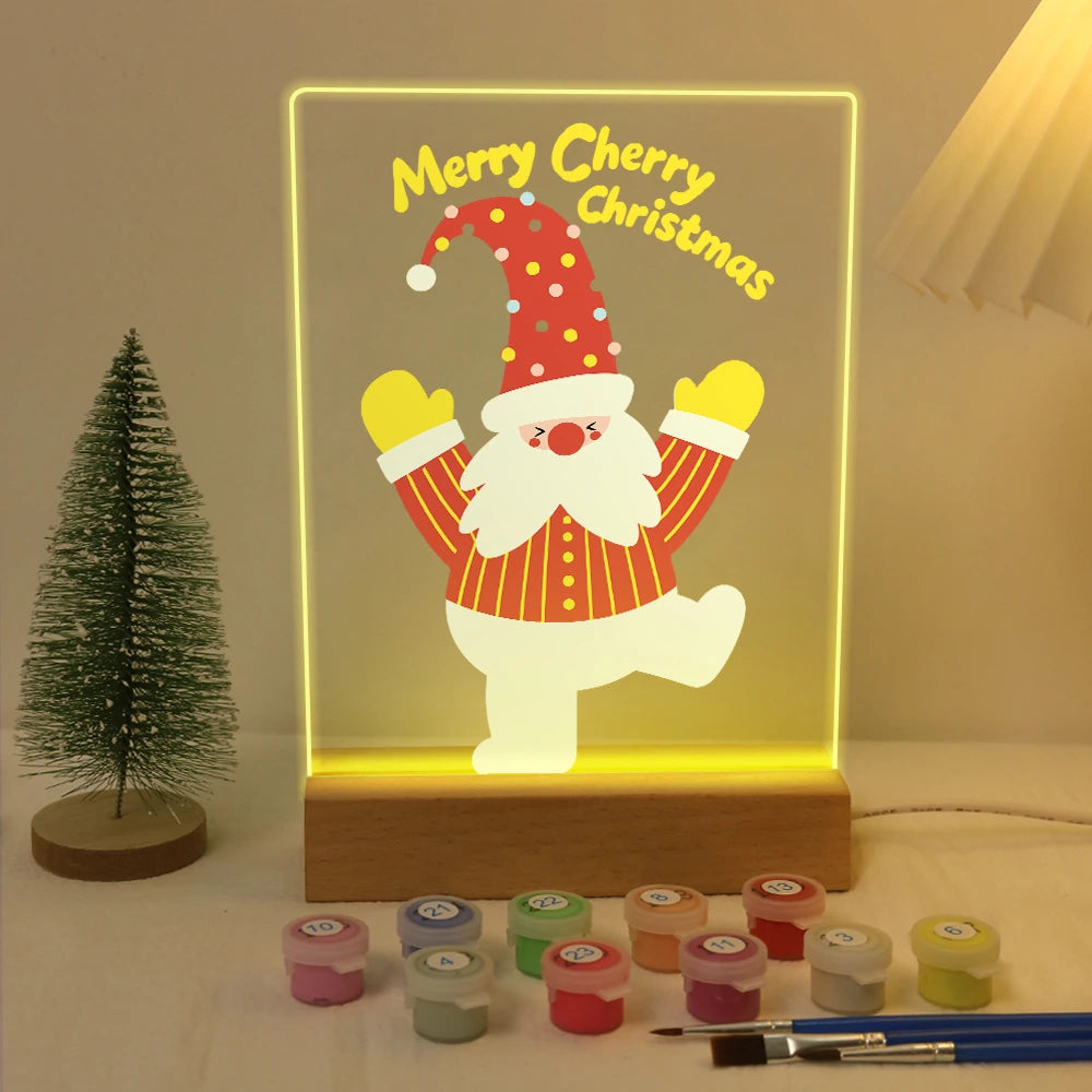 
Paint by Numbers - Christmas Light | Cheering Christmas Gnome